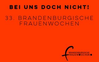 Signet 33. Brandenburgische Frauenwoche 2023